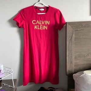 NWOT Calvin Klein t shirt dress